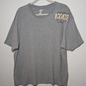 Arkansas Hogs Logo Soft T-Shirt Women Size 2XL Grey P2 Pro Player Top Razorbacks